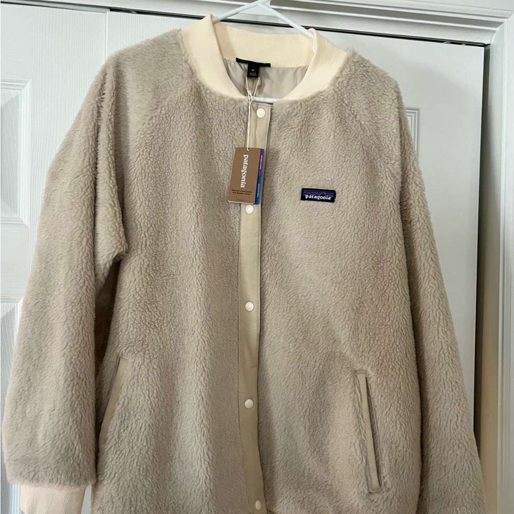 Patagonia Cream Teddy Jacket Fleece Warmth
